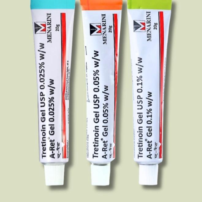 TRETINOIN GEL 20G - TRETINON 0.025%/TRETINON 0.05%/TRETINON 0.1% - GEL CHẤM MỤN,TRẺ HOÁ DA