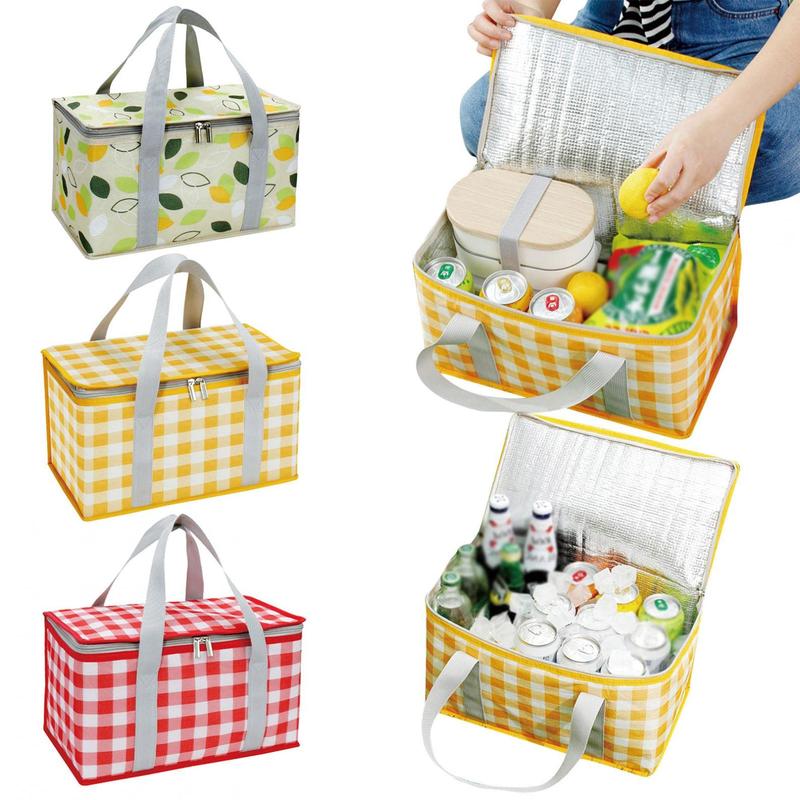 Product Introduction of Túi Dã Ngoại Cắm Trại Ngoài Trời, Cầm Tay, Giỏ Đựng Thực Phẩm, Thích Hợp Để Cắm Trại Trong Nhà, Được Làm Bằng Màng Nhôm, Màu Đỏ Và Vàng, Lưu Trữ Gia Đình, Cắm Trại Và Dã Ngoại Ngoài Trời, Cho Gia Đình Nam Camping Picnic 9