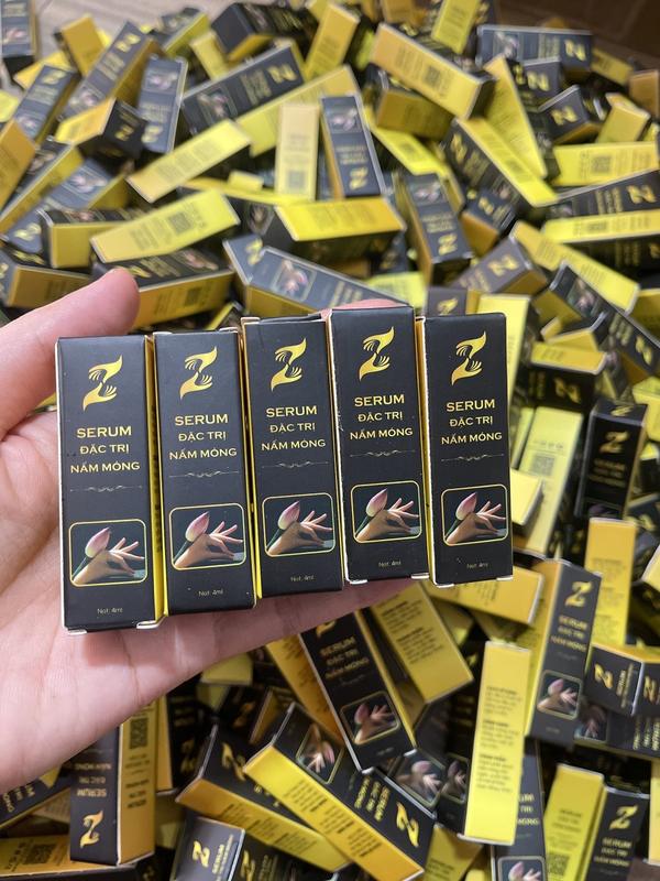 Combo 5 chai serum đánh bay nấm móng bọng móng hư khóe nước ăn tay chân phục hồi móng hư tổn