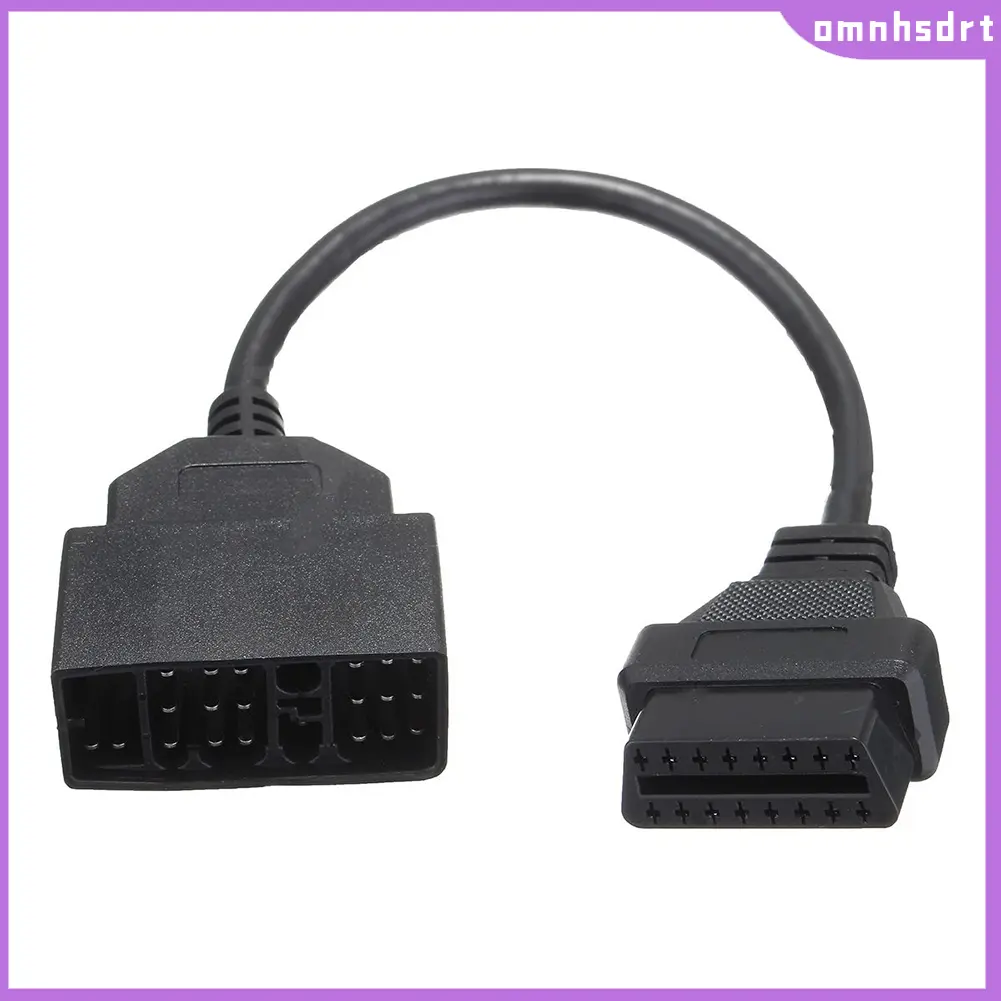 omnhsdrt- 22 Pin OBD1 to 16 Pin OBD2 Convertor Adapter Cable for Toyota Diagnostic Scanner