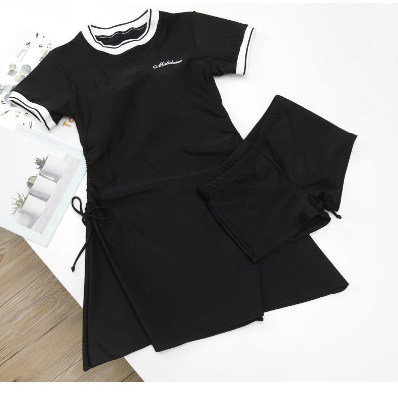 Product Introduction of Swimsuit Women's Hot Spring Belly Covering Slim South Korea Ins Super Fairy Conservative Student Split Sports 2021 New Two-Piece Suit 24