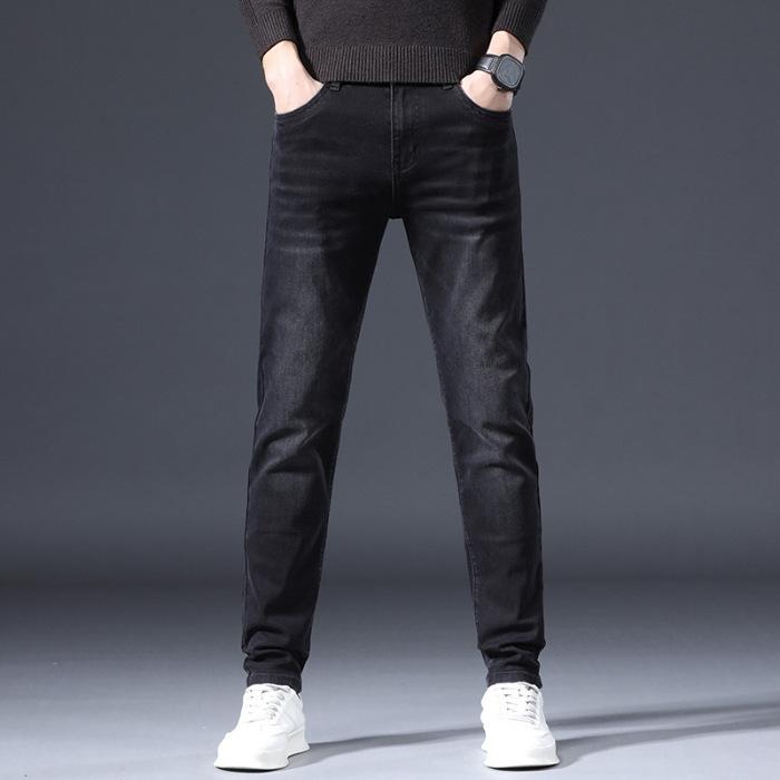 quần jean nam cao cấp màu xám đá chất phố, From dáng chuẩn vừa vặn siêu hot Menswear Pants Có Túi