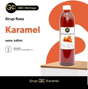 GKC Heritage Sirup Karamel 640ml Syrup Caramel Konsentrat