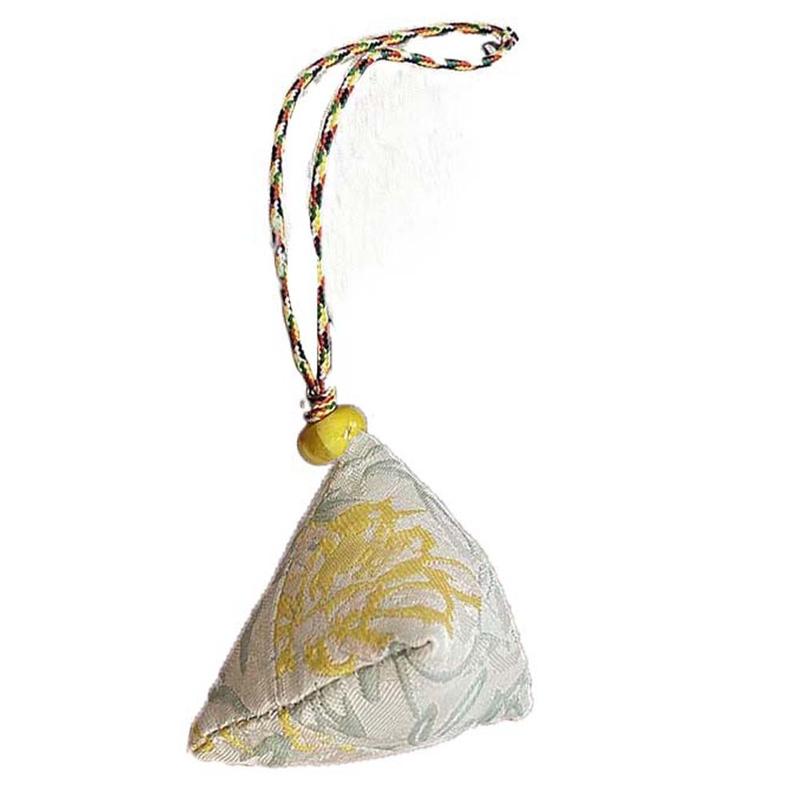 Product Introduction of Key Ring Cotton Embroidered Zongzi Pendant Linen Polyester Loong Boat Festival Gift Tang Dynasty Flower Hanfu Accessories Car Key 18