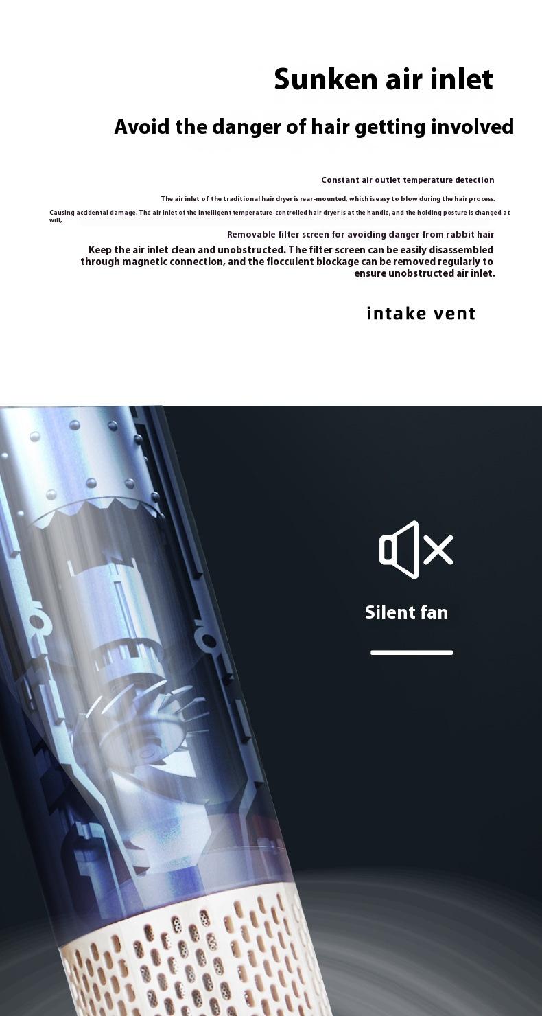 Product Introduction of Negative ion hot air comb, hair dryer, straight hair comb, curling iron, large hair dryer, hair dryer, electric hair dryer, high-speed hair dryer 21