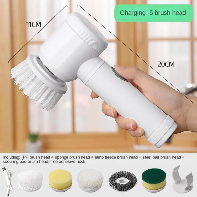 Multi-functional Electric Cleaning Brush for Kitchen and Bathroom - Wireless Handheld Power Scrubber for Dishes, Pots, and Pans 1