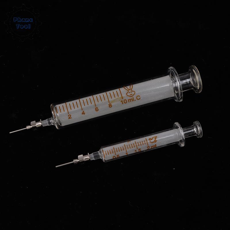 Product Introduction of Ống tiêm thủy tinh, đặc biệt để sửa chữa điện thoại di động, có thể được sử dụng cho hàn dầu và hàn, kim kim loại, có các kích cỡ 2ml, 5ml và 10ml 16