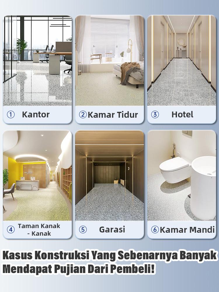 【Mengkhususkan diri dalam pernis selama 10 tahun】cat lantai epoxy 4 warna lantai semen cat lantai semen epoxy floor coating cat kolam cat keramik cat kamar mandi cat cat epoxy lantai cat kolam cat pelapis Biru Hijau