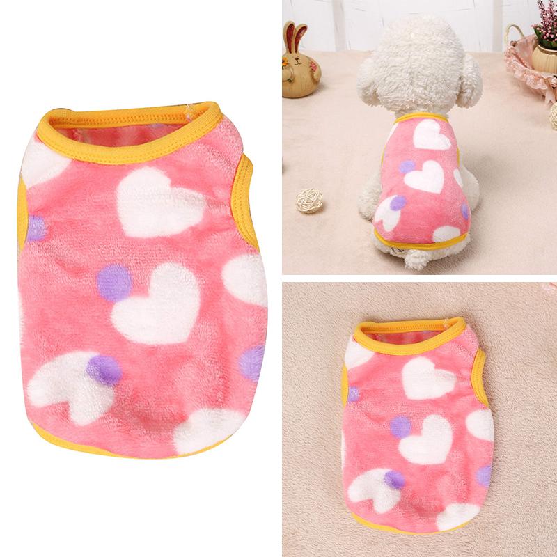 Product Introduction of Cartoon Dog Vest Winter Warm Velvet Puppy Clothes Soft Comfortable Chihuahua Pullover Cute Love Printed Cat Coat Pet Supplies 41