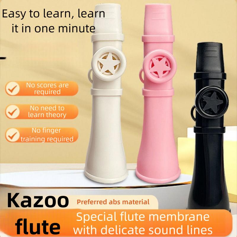  Sáo Kazoo Chất Liệu ABS Nhiều Màu Sắc Dễ Học Nhạc Cụ Anh Có Dây Đeo Buộc Đồ Chơi Còi Âm Nhạc Vui Nhộn Thích Hợp Cho Bé Trai Và Bé Gái Tuyệt Vời Làm Quà Tặng 