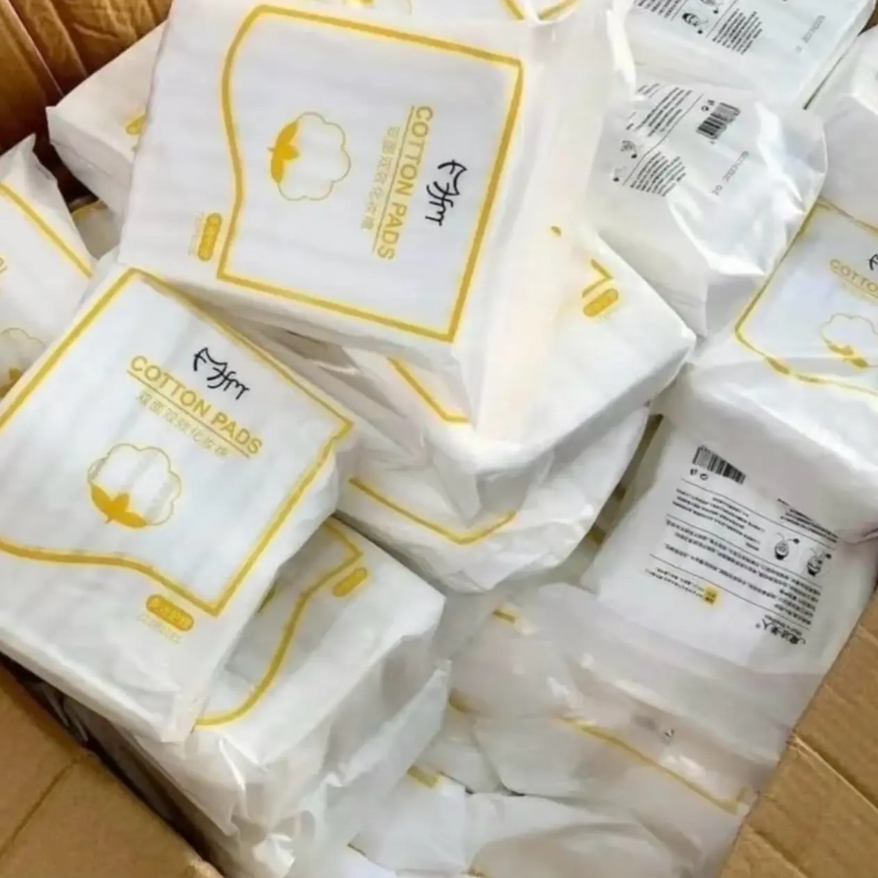 Combo 5 gói bông tẩy trang chất liệu cotton