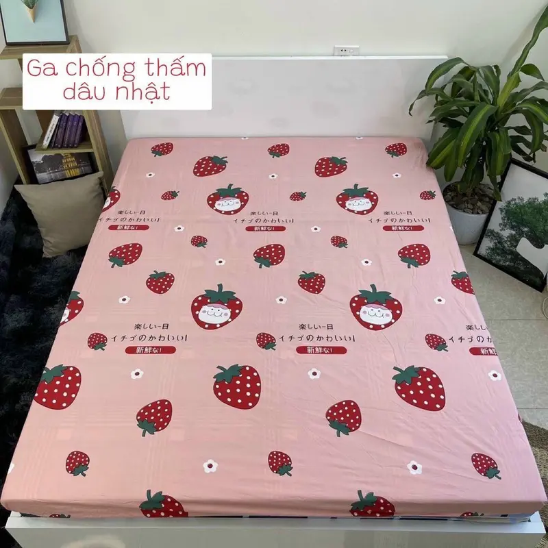 Ga Chống Thấm Cotton Bảo Vệ Đệm ,dành cho đệm dày ~10cm ,đủ 3 size m6-m8-2m ga nệm  cotton lạnh 6