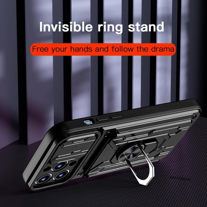 Product Introduction of Shockproof Heavy Hard Case with Metal Stand and Card Slots for POCO X6 Pro X5 Pro F5 Pro X4 Pro X4 GT X3 Pro M6 Pro F4 C65 9