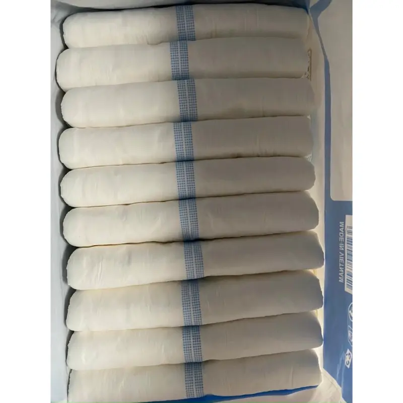 ComBo 5 bịch /50 miếng - Tã Bỉm Dán Người Già PHÚ ĐẠT sz:M/L Vòng eo : 68-122cm .Có vách ngăn chống tràn Kép , rãnh thấm hút kim cương  . 1