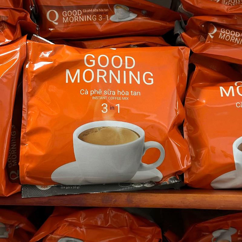 Cà phê Hòa Tan 3in1 Good Morning | Mẫu thường Coffee aha  coffee 4