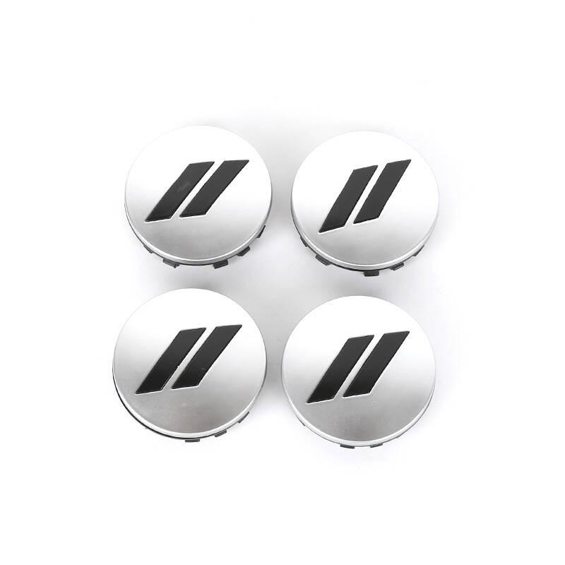 4pcs/Set 63mm Car Logo ForDodge Charger Challenger Hell Cat SRT ForChrysler 300C Wheel Center Hub Caps Rim Cover Emblem Stickers 4