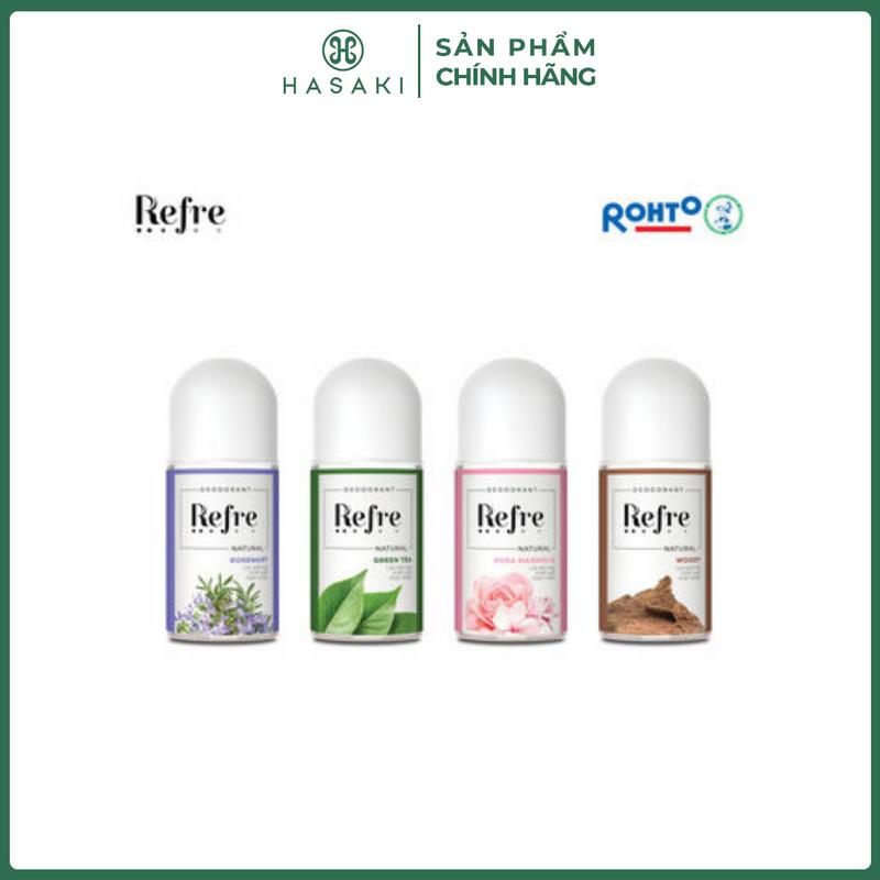Lăn Khử Mùi Chiết Xuất Thiên Nhiên Refre Natural 40ml | HASAKI BEAUTY