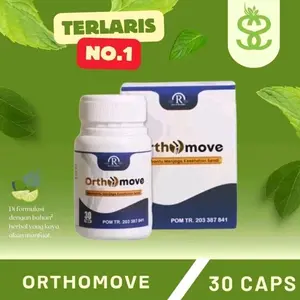 Orthomove Asli Herbal Bantu Atasi Persendian Asam Urat Reumatik dan Syaraf Kejepit Original BPOM obat tulang