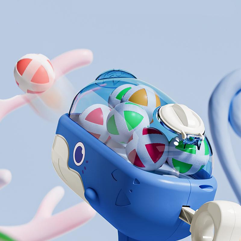 Whale Ball Gun Sticky Ball Target Ball Toy for Children's Personal ...