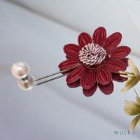 Gambar Wulfi Tuspin Bros Simple Maroon Aksesoris dari Wulfi Modest Kab. Bogor 2 Tokopedia