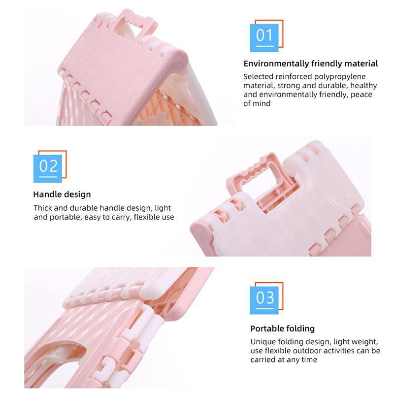 Product Introduction of Portable Plastic Folding Stool Cartoon Outdoor Camping Fishing Stool 16