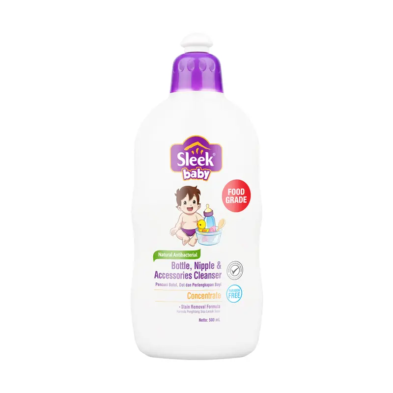 sleek baby bottle niple&accessories cleanser 4
