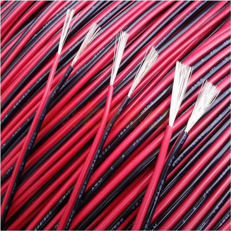 Cuộn Dây Điện Đôi AWG Đỏ Đen Lõi 0.2mm [CUỘN 100M] 4