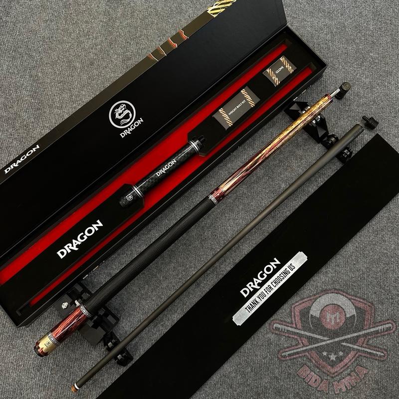 Cơ/Gậy Bida Lỗ/Pool Full Carbon Dragon Legend LD-RD (Kèm Đầy Đủ Phụ Kiện)