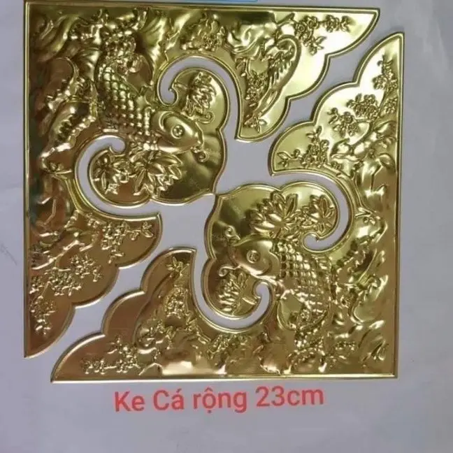 (Xịn)Nẹp đồng  cá chép 16×16, 23×23 , ốp cá chép dành cho cửa thủy lực,cửa đi