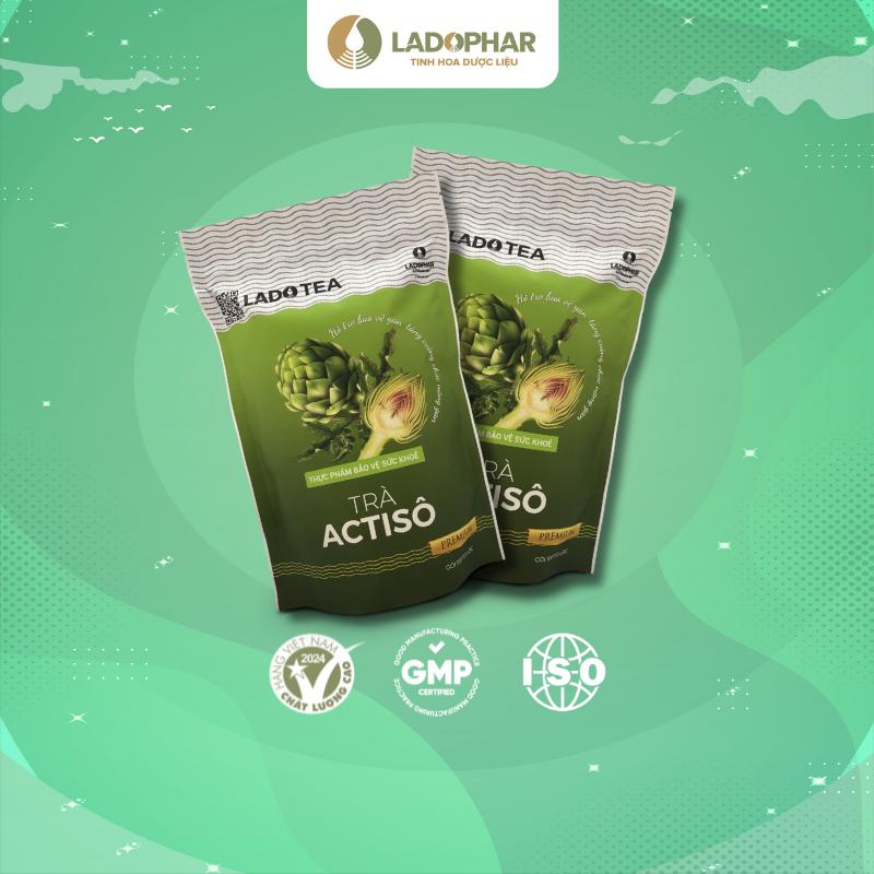 1 gói Trà Atiso túi lọc LADOPHAR tăng cường chức năng gan Lado Tea túi  trà thảo mộc 7