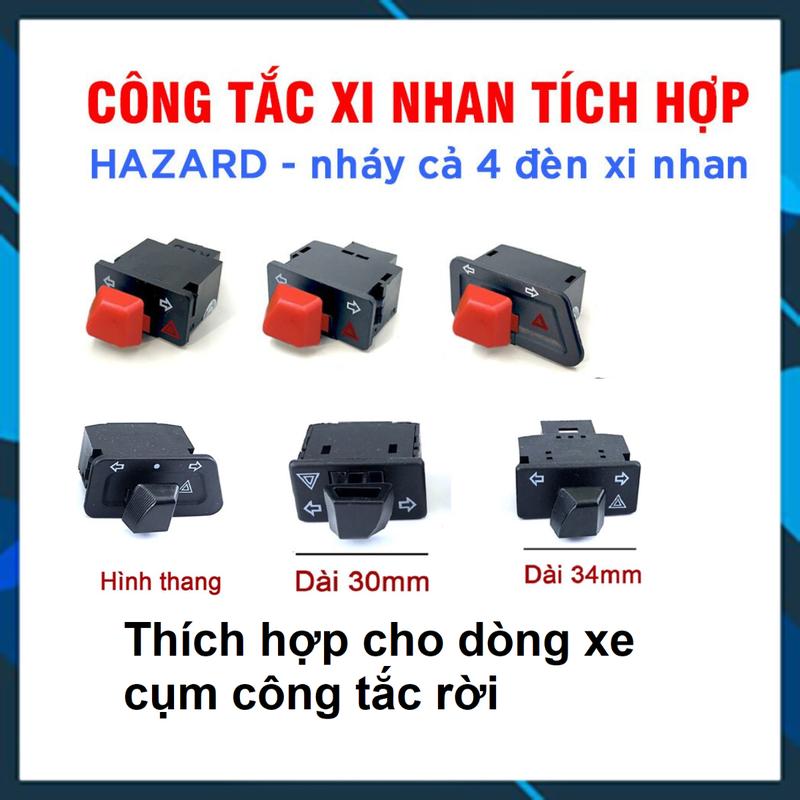 Công tắc xi nhan tích hợp HAzard gắn nhiều dòng xe Wave AB SH Future Winner