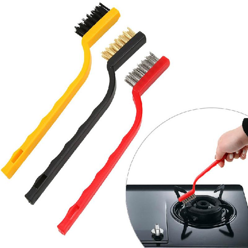 Bộ 3 cây chà bếp ga lông cứng Living C, bằng thép vệ sinh chuyên dụng đa năng 1