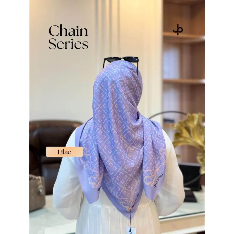 Hijab Sefiempat CHAIN Series Journey Voal Premium Versi KW 4
