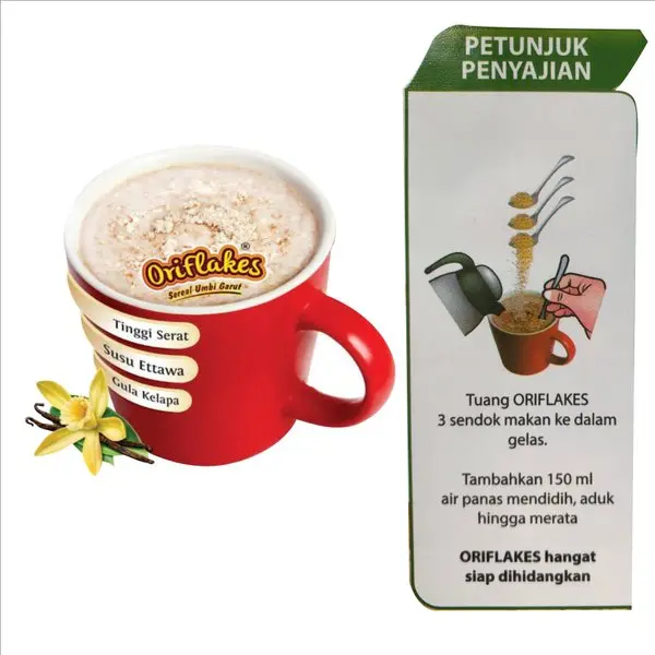 Oriflakes Sereal Umbi Garut 350 gram Rasa Original 1