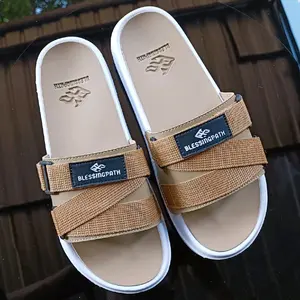 Sandal Slop Distro Blessingpath Ori Tali X/CeweCowo Luar Ruang Shoes Sendal Pria Karet