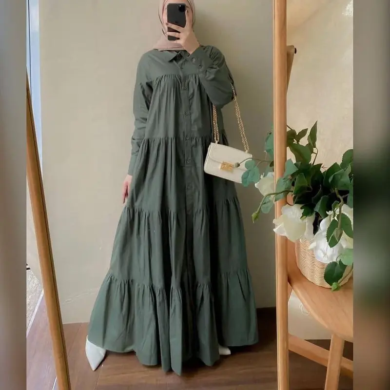 ASYILA MAXY DRESS WANITA BAHAN RAYON TERBARU NYAMAN DIGUNAKAN BUSUI FRIENDLY 4