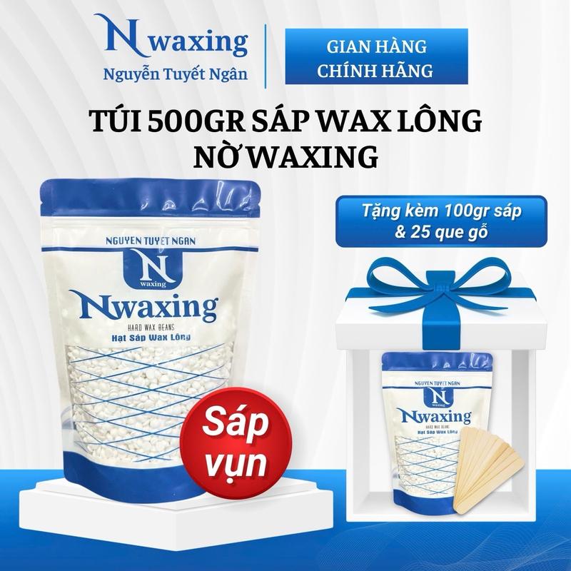 500gr SÁP WAX LÔNG VỤN SIÊU BÁM CÓ TẶNG KÈM 100GR SÁP VÀ 25 QUE GỖ PHẾT SÁP WAXING