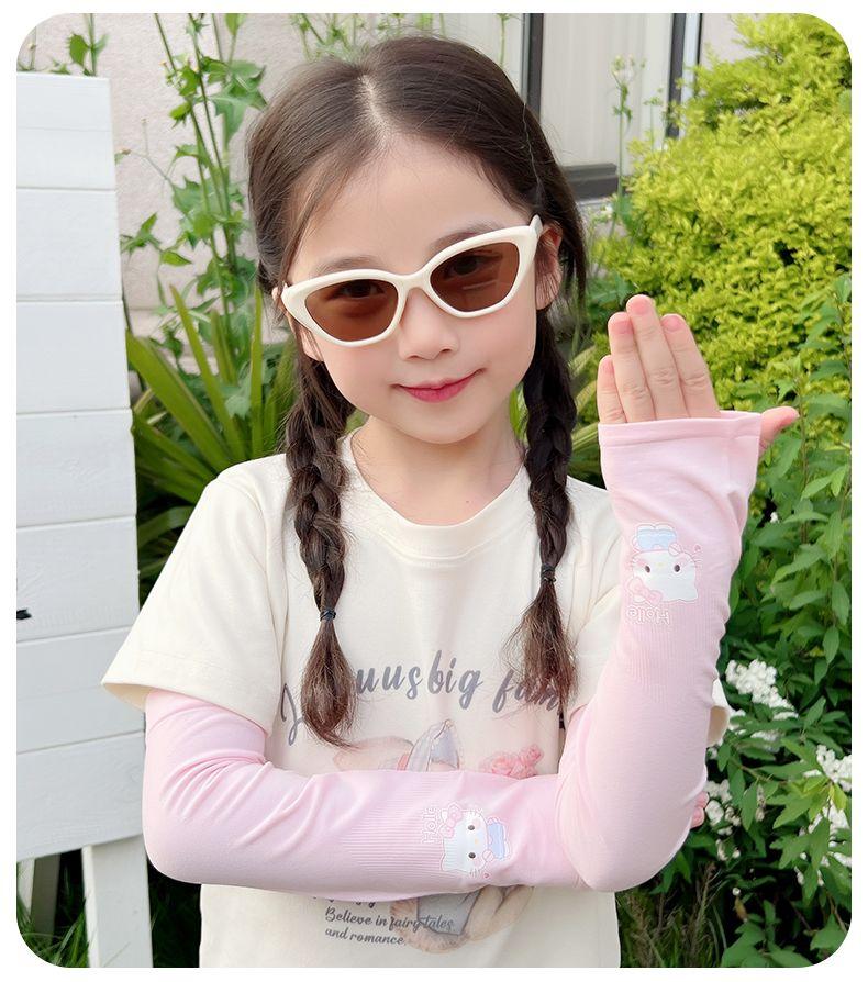 Product Introduction of [ 13k Positive Reviews] Children's Sun Protection Ice Sleeves Summer Baby Cute Cartoon Boys Girls Ice Silk Thin Sunshade UV Protection Sleeves 8