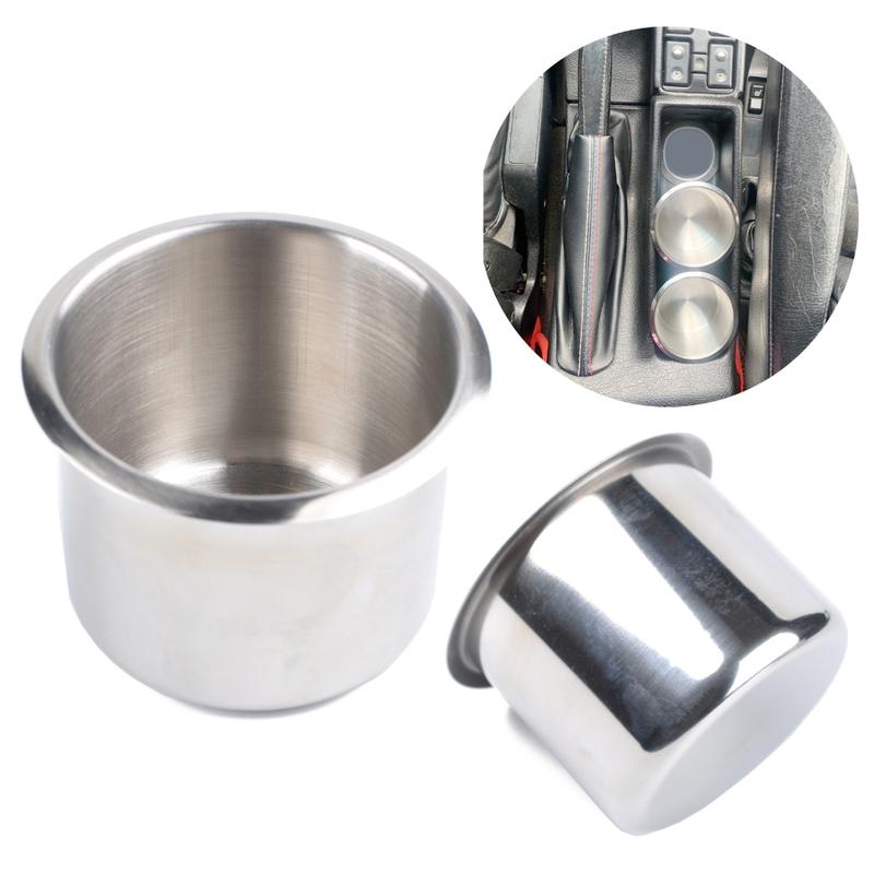Stainless Steel Cup Drink Bottle Insert Cup Holder Cup Drink Holder for Marine Boat Yacht Truck Camper Car Cup Holder 1