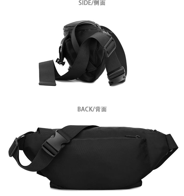 Product Introduction of 2025 New Trendy Crossbody Bag for Men Summer Ins Japanese Style Small Backpack Student Sports Waist Bag Unisex Casual Shoulder Chest Bag 11