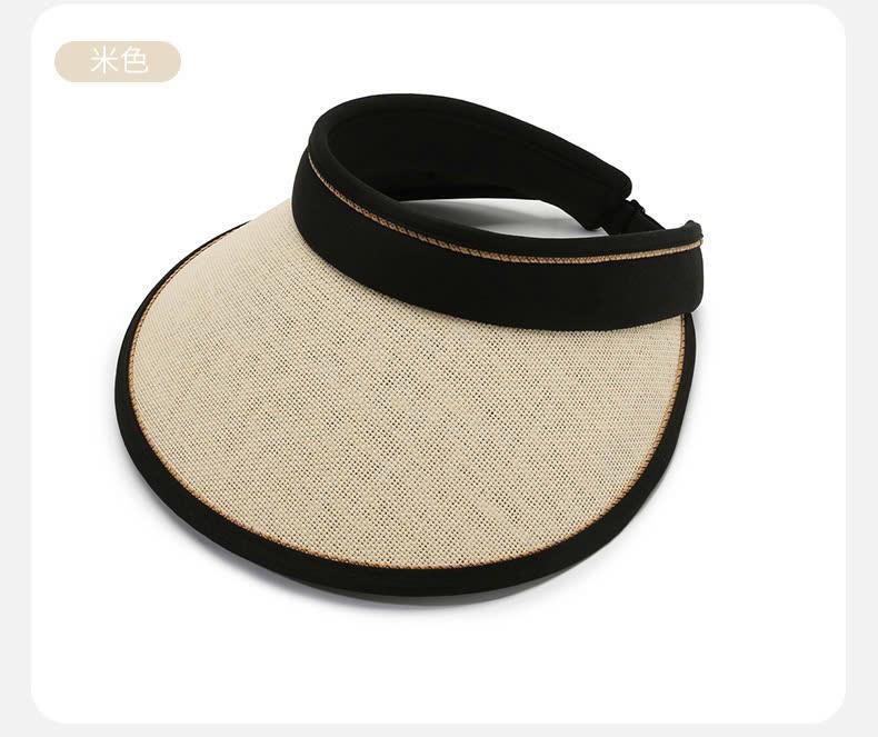 Mũ cói nữ rộng vành che nắng mùa hè, Hot Trend chống nắng vành rộng chống tia UV, nón cói thời trang phối đồ hiện đại 0