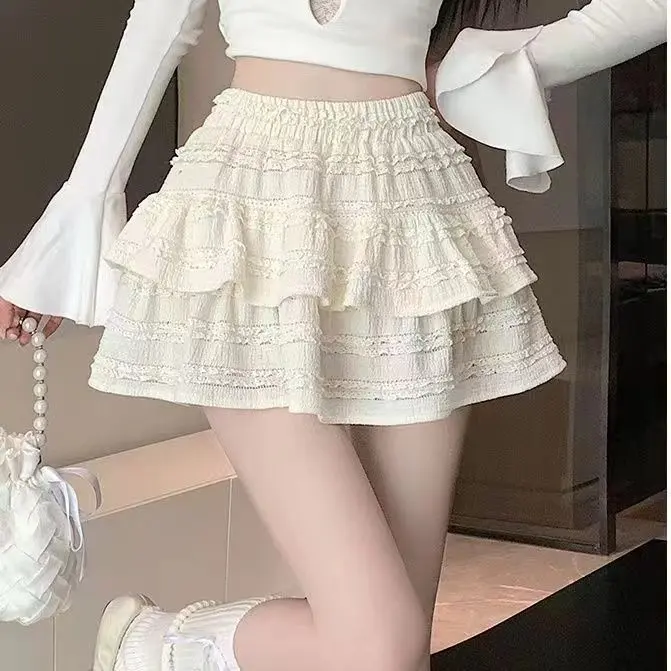 Váy Pettiskirt Bánh Bèo Co Giãn, Hàng Mới Về Mùa Hè 2024, Váy Nữ Tính, Váy Múa Ba Lê Chống Lộ, Thích Hợp Cho Năm 2024