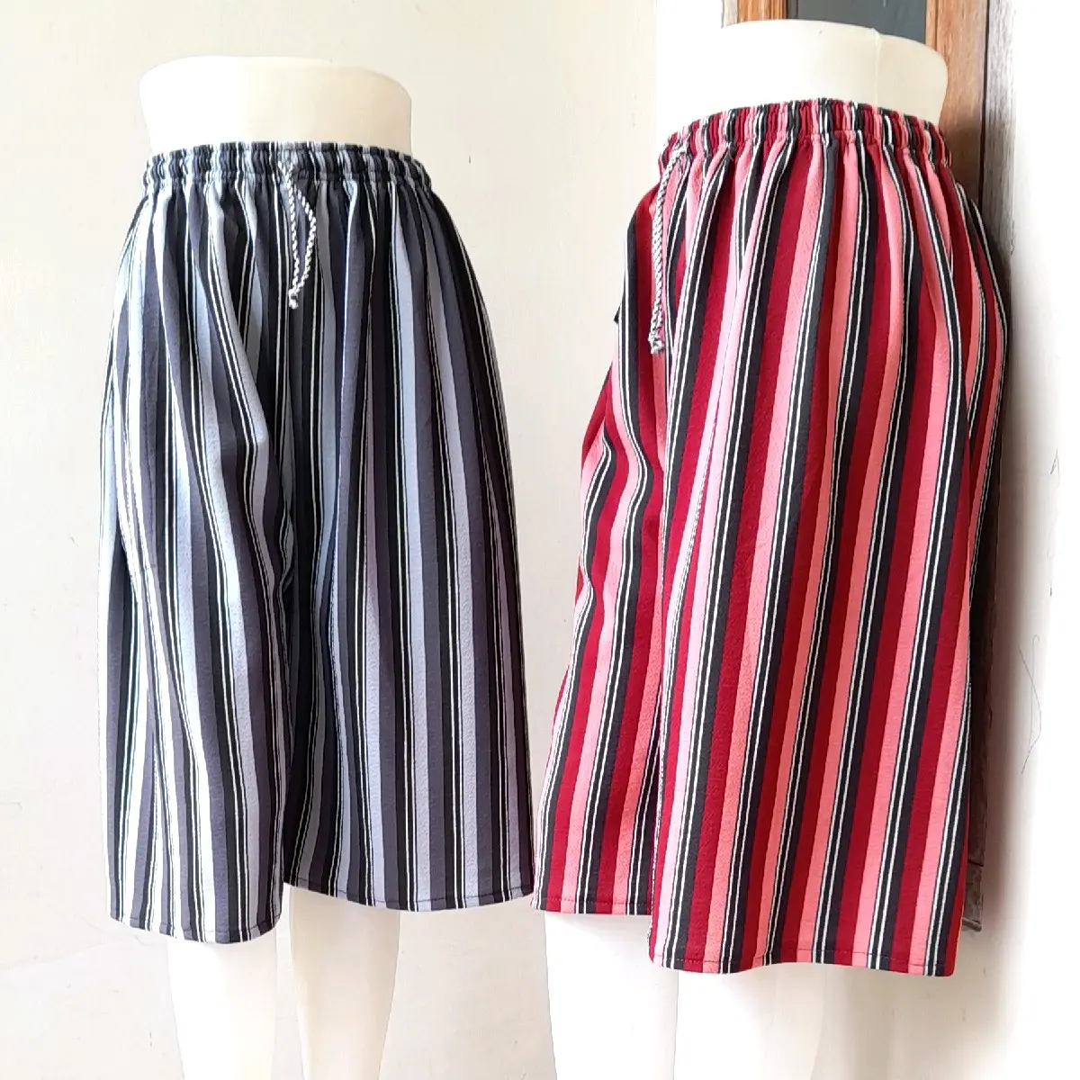 KULOT PENDEK WAFFLE 100RB 5 PCS SALUR DAN POLOS ADA SAKUNYA TALI SERUT AKTIF