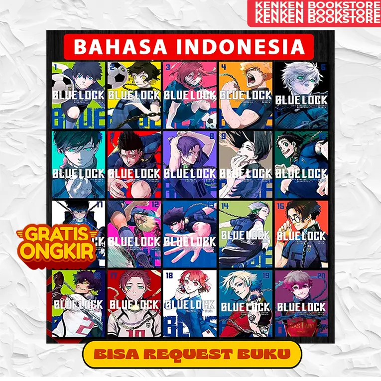 Blue Lock (BAHASA INDONESIA) 28 book series By Yusuke Nomura Habits