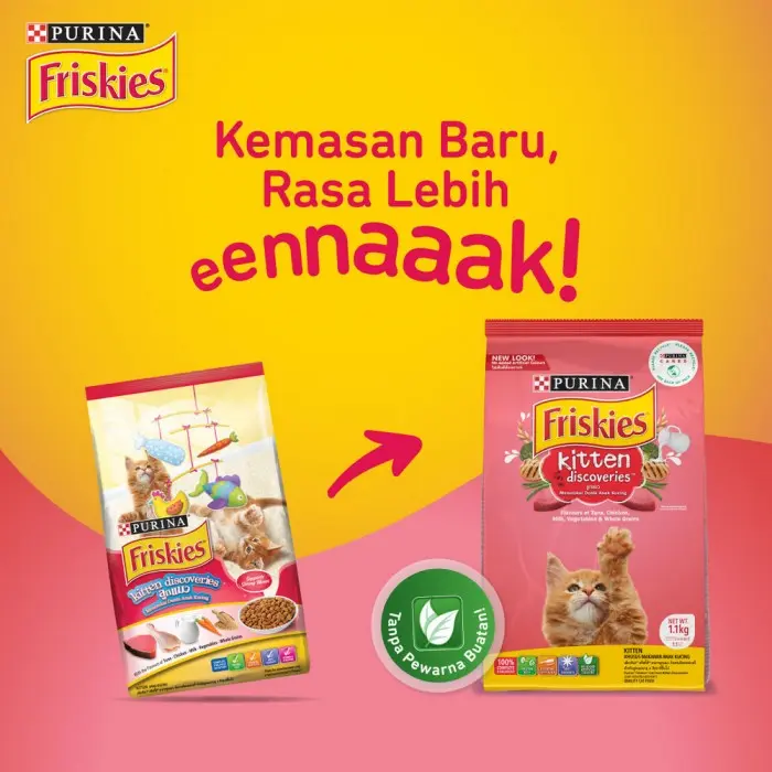 FRISKIES Kitten Discoveries Makanan Anak Kucing Kering 1kg 1
