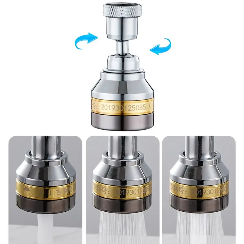 KingdomBrass Nấu Ăn, Đầu Vòi Nhà Bếp, Máy Sục Khí, Bộ Mở Rộng Chống Bắn Nước, 3 Cấp Độ Có Thể Điều Chỉnh 1