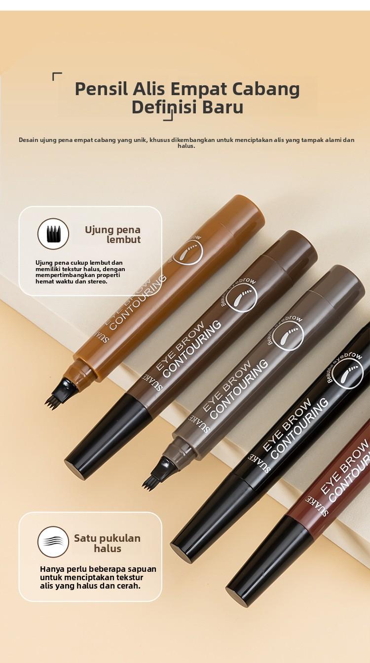SUAKE Pensil Alis Definisi Jelas Empat Cabang Tahan Lama Tidak Luntur Tahan Air & Keringat Mudah Dikendalikan untuk Pemula SUAKE Pensil Alis Definisi Jelas Empat Cabang Tahan Lama Tidak Luntur Tahan Air & Keringat Mudah Dikendalikan untuk Pemula