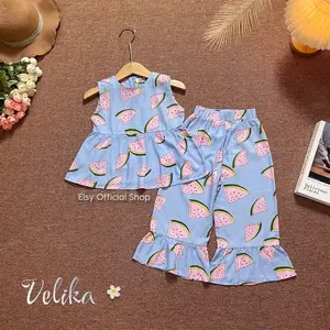 ELSY - Setelan Anak Perempuan Arabella 1-6th Zipper Belakang