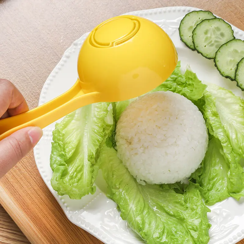 Baby Rice Shaper DIY Rice Bento Box Mold Household Kitchen Semi-circular Mold Plastic Rice Spoon Kitchen Baking Tools