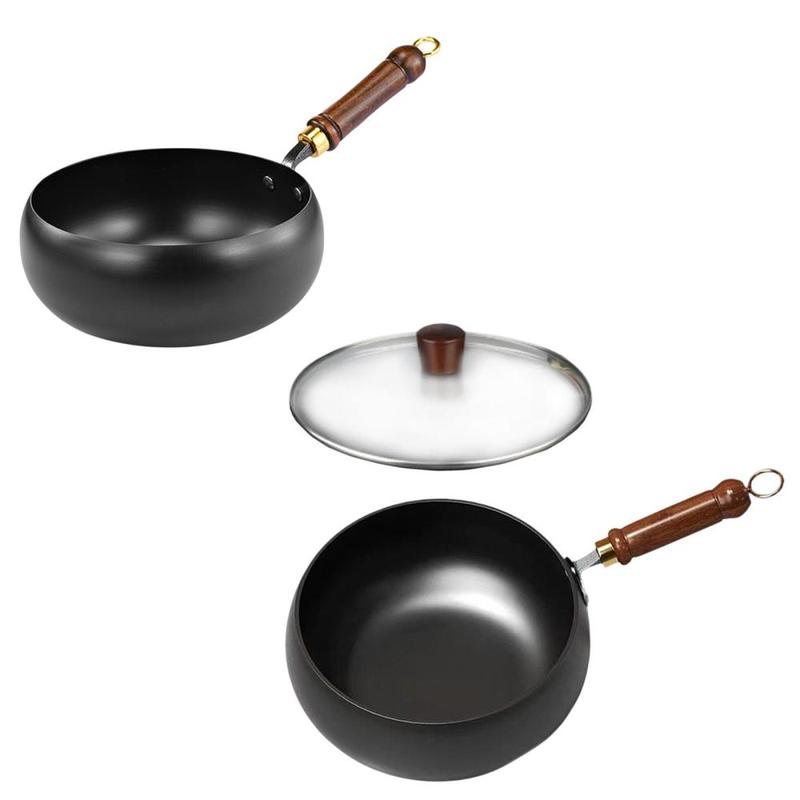 11'' Iron Wok Cookware Boiling Gas Frying Pan for Kitchen Hotel Restaurant 0